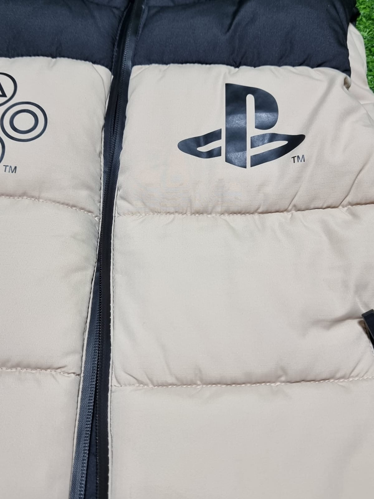 Play station puffer jacket