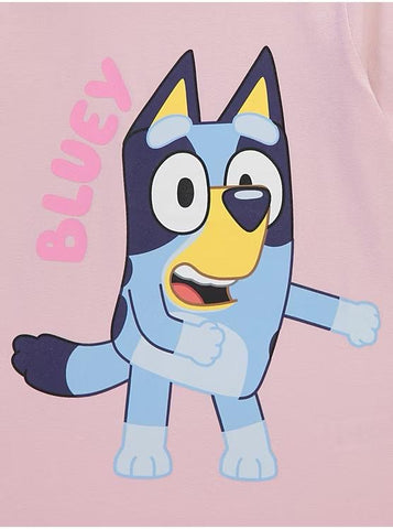 Bluey Charactes Pink Short Pyjamas 3 Pack