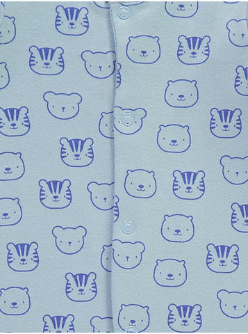 Animal Cool Cute Kind Sleepsuits 3 Pack