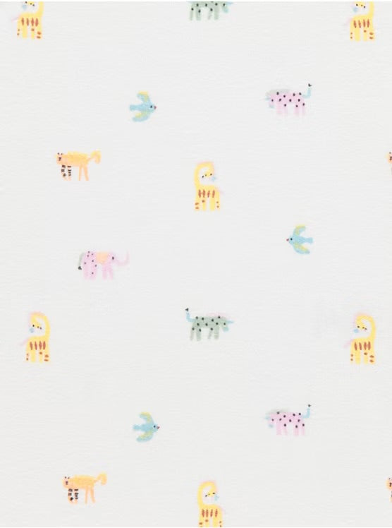Bright Animal Short Sleeve Bodysuits 6 Pack
