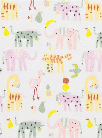 Bright Animal Short Sleeve Bodysuits 6 Pack