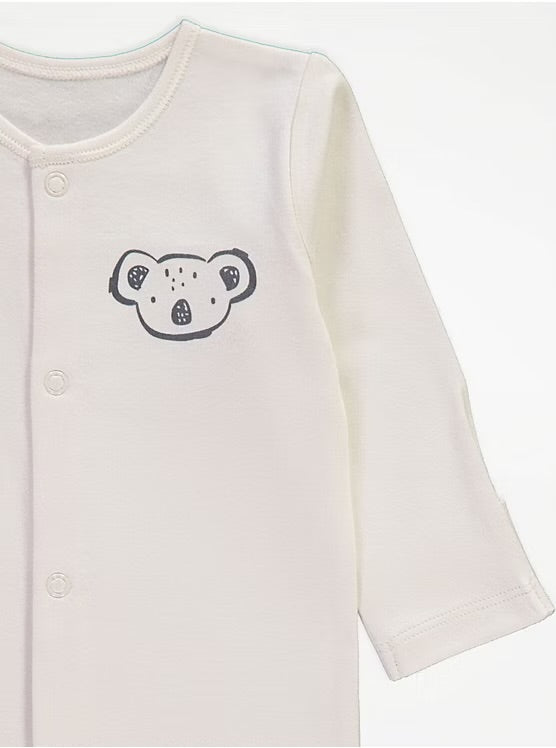 Neutral Bears Sleepsuits 3 Pack