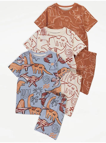 George Dino Print 3 Pairs Set