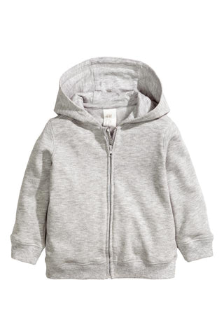 Zip-through hoodie