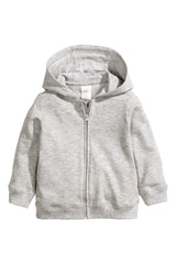 Zip-through hoodie