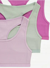Racer Back Crop Tops 3 Pack