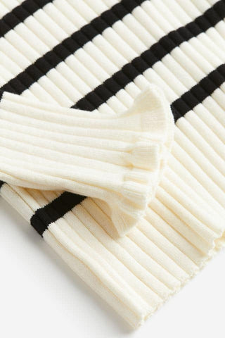 Rib-knit jumper