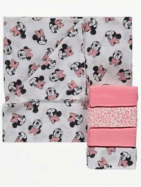 Disney Minnie Muslin Square 5 Pieces