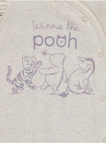 Disney Winnie the Pooh Long Sleeve Sleepsuit 3 Pack