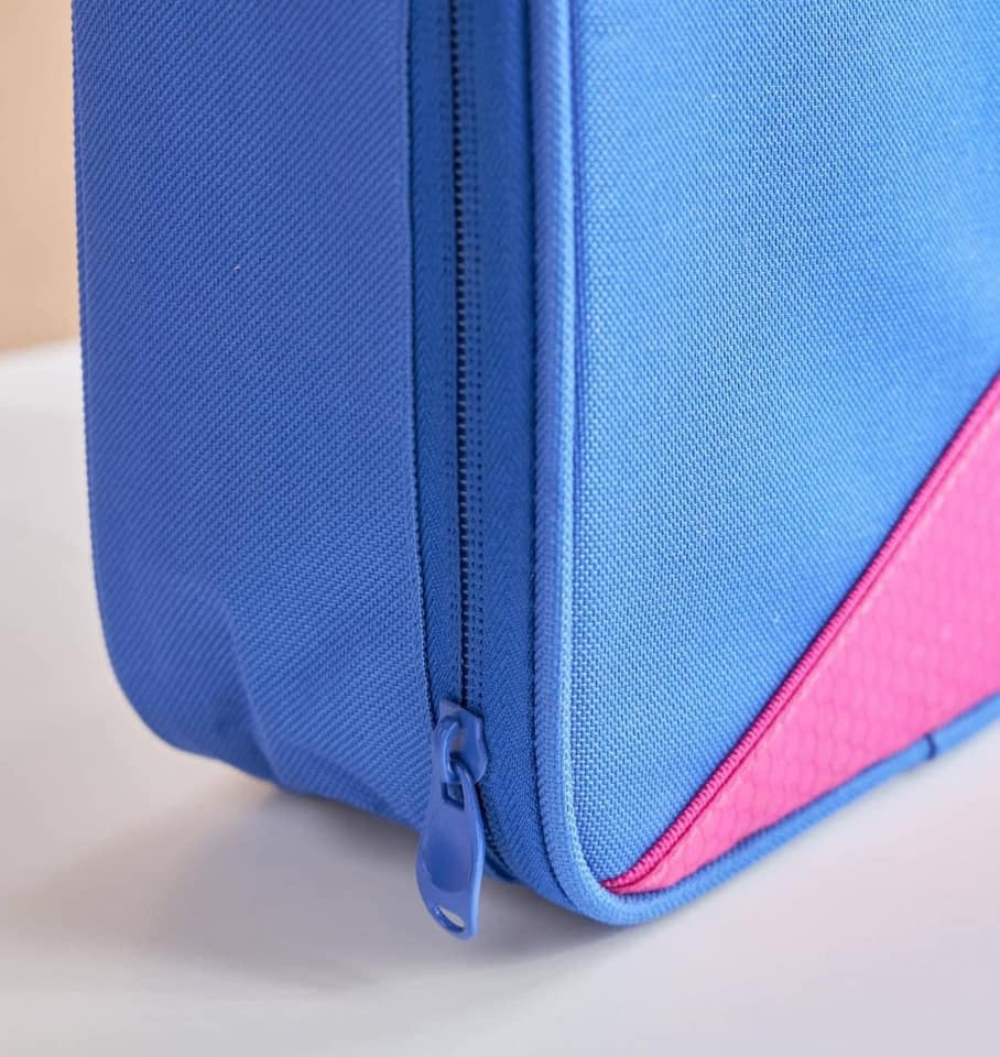 Smash Pink Blue Lunch Bag