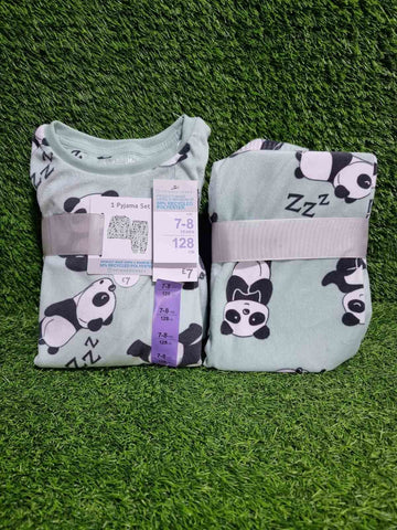 Panda Velour Pyjamas