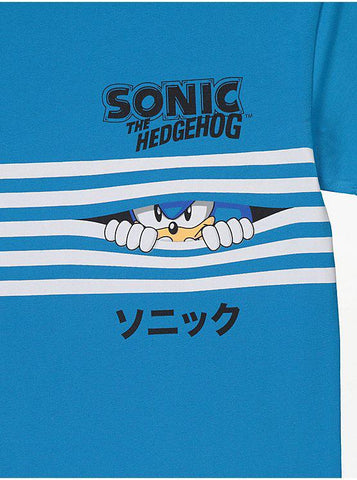 Sonic The Hedgehog Stripe T-Shirts 3 Pack