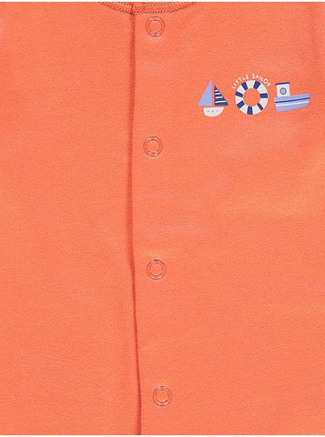 Assorted Boat Sleepsuit Rompers 3 Pack