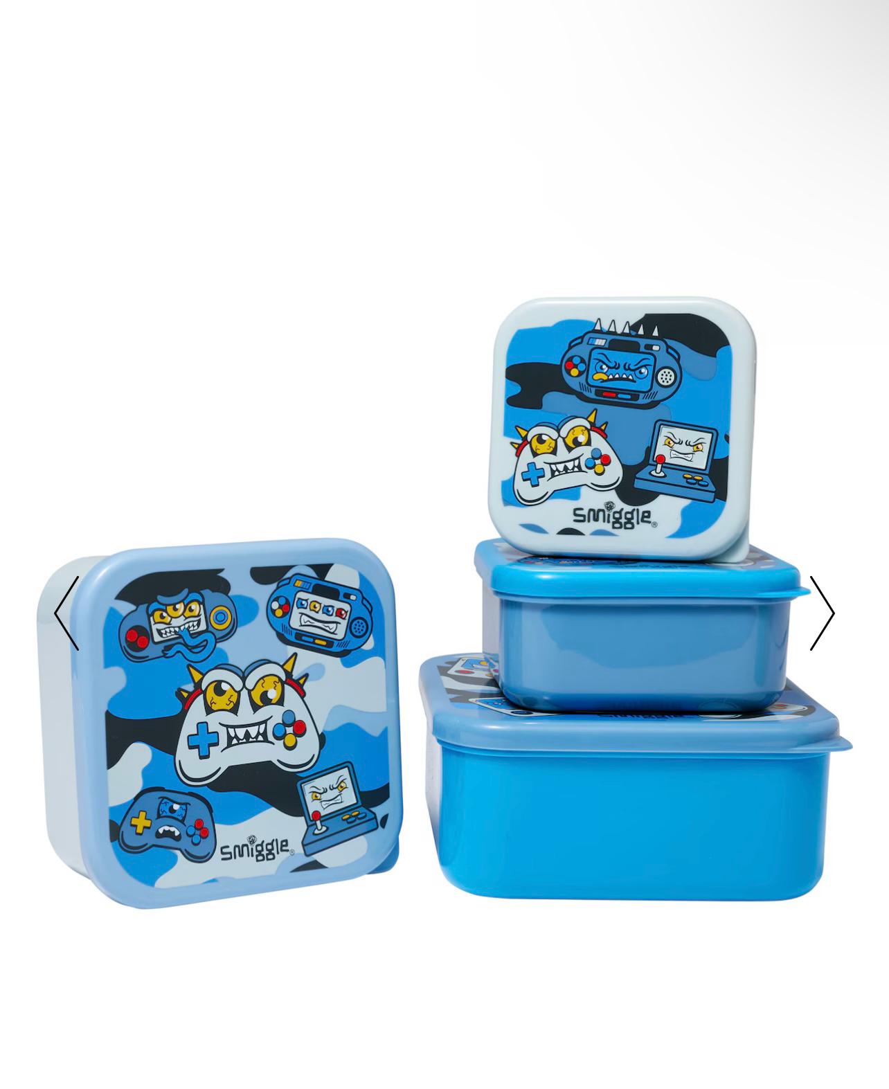 Smiggle Away 4 in 1 lunch boxes set