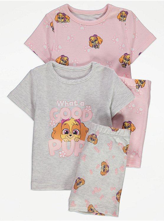 George PAW Patrol Good Pup Short Pyjamas 2 Pack