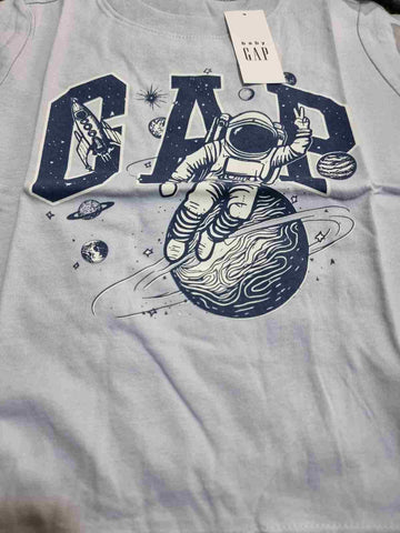 Astronaut Print Logo T-Shirt Gap