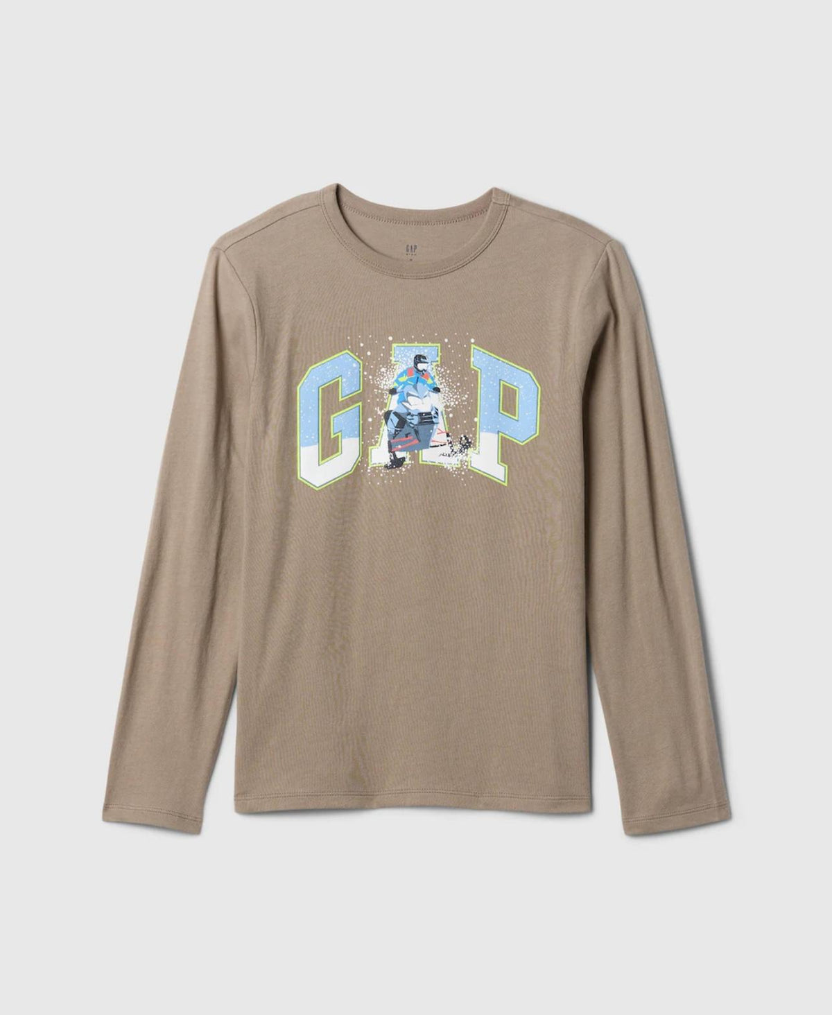 Biker Print Logo T-Shirt Gap
