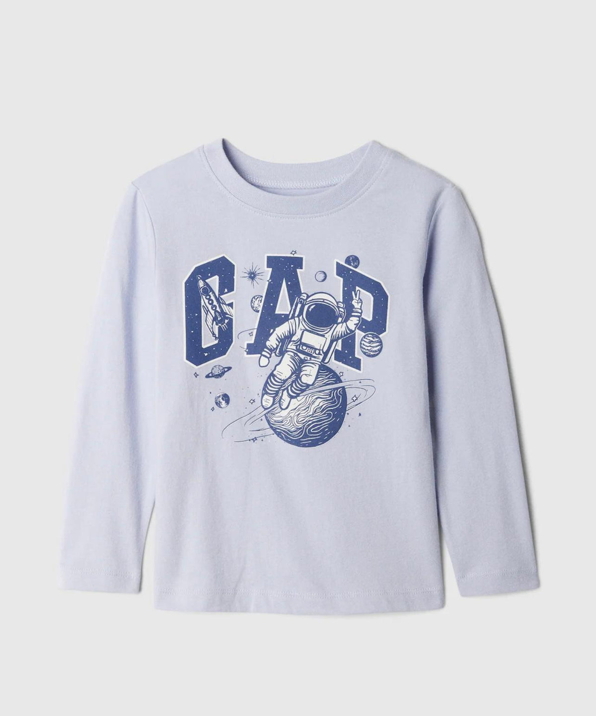 Astronaut Print Logo Full Sleeve Shirt Gap