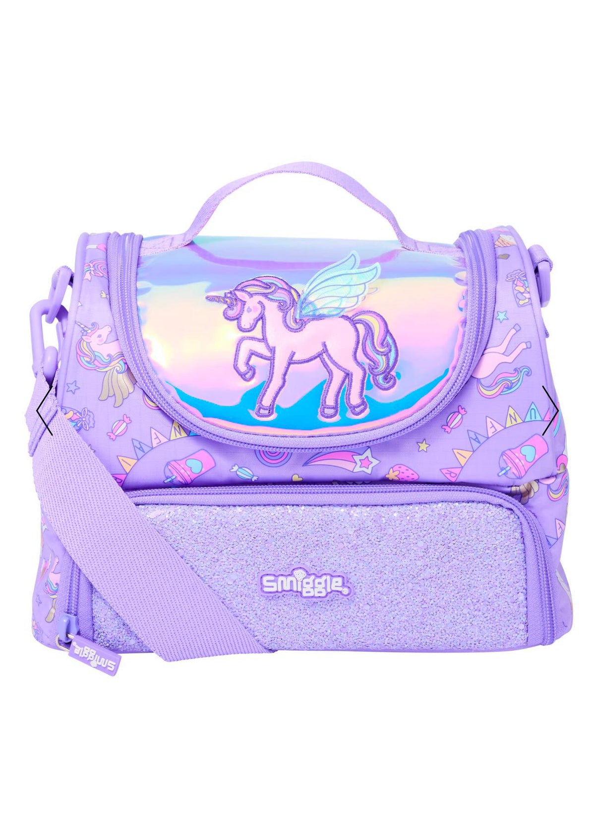 Double Pocket Lunchbox With Strap