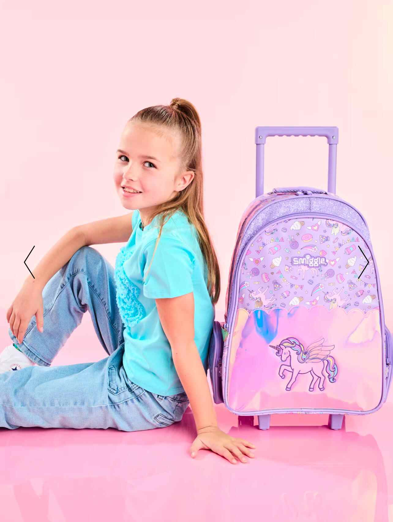 Trolley Backpack With Light Up Wheels