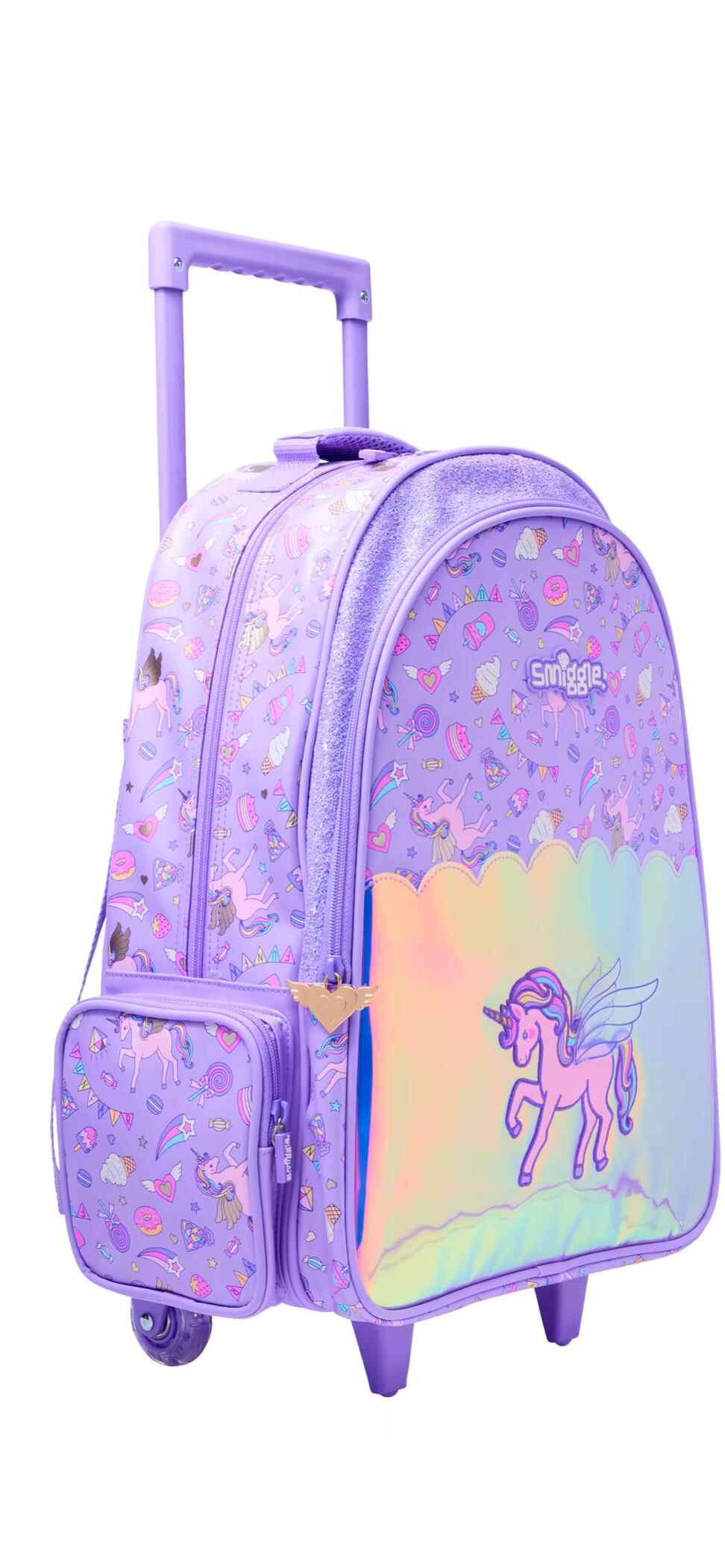 Trolley Backpack With Light Up Wheels