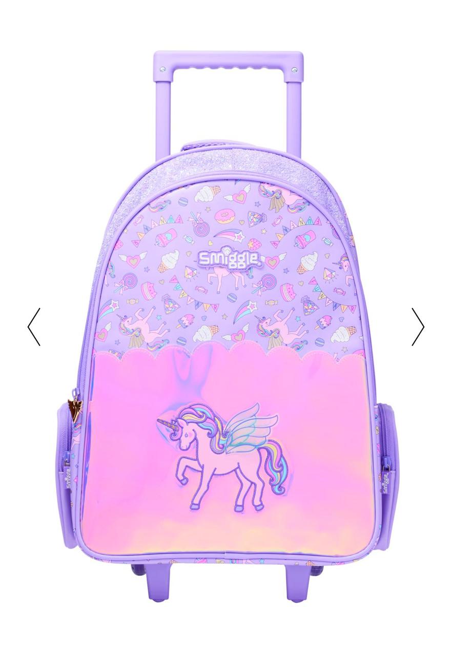 Trolley Backpack With Light Up Wheels