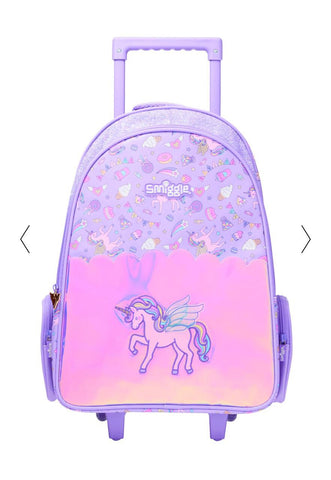 Trolley Backpack With Light Up Wheels