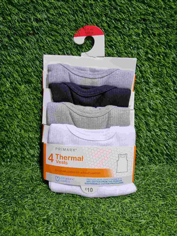Primark Sleeveless Thermal Vests - 4 PCS