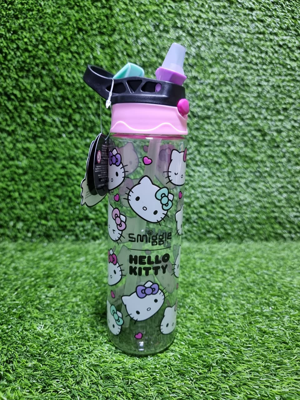 Plastic Flip Drink Bottle 650Ml