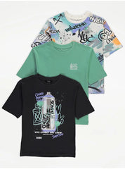 Printed 3pk Shirts