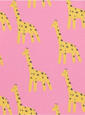 Giraffe and Elephant Short Sleeve Pyjamas 2 Pack