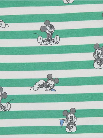 Disney Mickey Mouse Stripe Long Sleeve Pyjamas 2 Pack