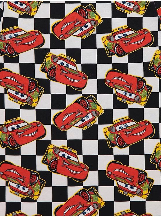 Disney Cars Checked Pyjamas 3 Pack