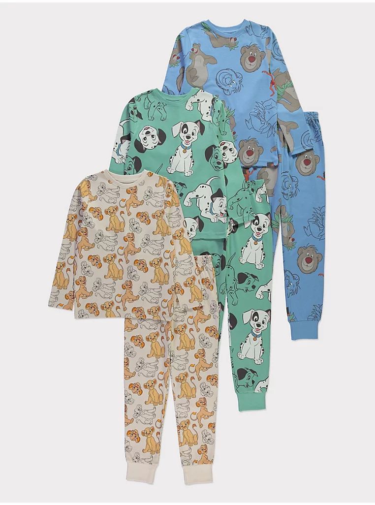Disney Character Pyjamas 3 Pack