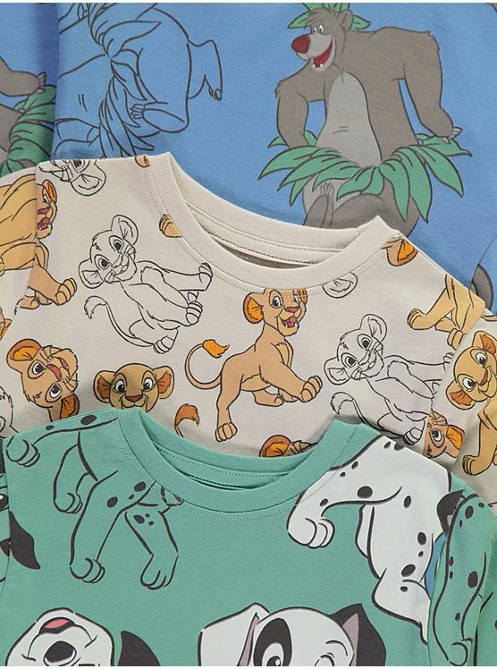 Disney Character Pyjamas 3 Pack