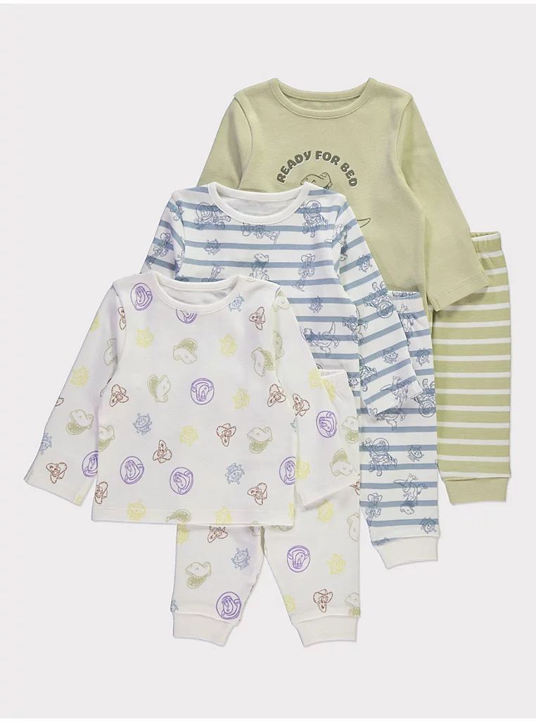 Disney Pixar Toy Story Long Sleeve Pyjamas 3 Pack