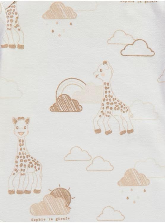 Sophia la Girafe Short Sleeve Bodysuits 7 Pack