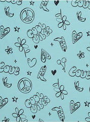 Pastel Cool Vibes Sketch Short Sleeve Pyjamas 3 Pack