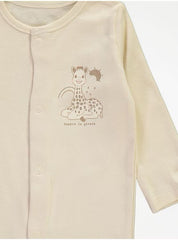 Safari Animal Long Sleeve Sleepsuits 3 Pack