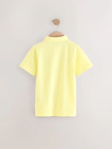 Next Apple Yellow Short Sleeve Polo Shirt