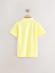 Next Apple Yellow Short Sleeve Polo Shirt