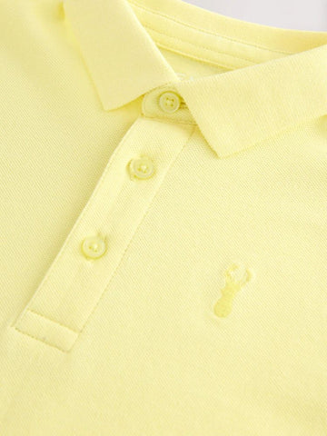Next Apple Yellow Short Sleeve Polo Shirt