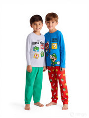 2pk Printed  Mario Pajamas
