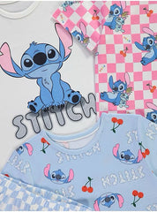 Stitch Print Pyjamas 3 Pack