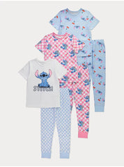 Stitch Print Pyjamas 3 Pack