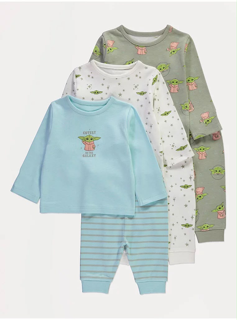 Star Wars The Mandalorian Pyjamas 3 Pack
