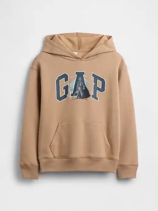 Brown Star Wars Relaxed Logo Hoodie