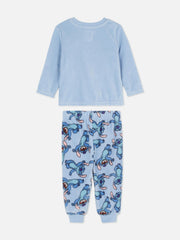 Disney Baby Stitch Soft Fleece Pyjama Set for Toddlers