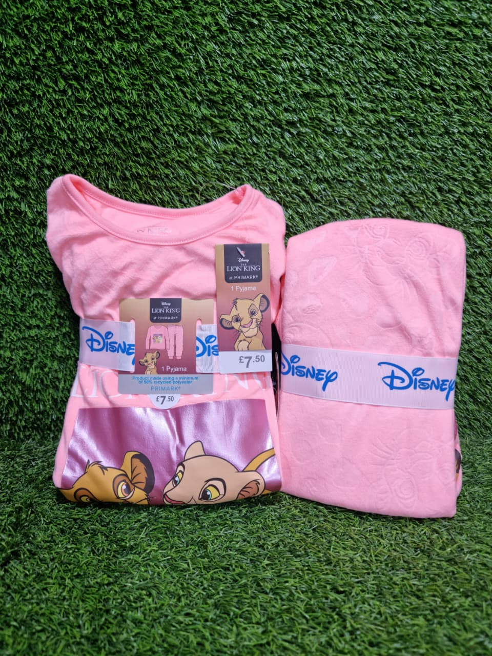 Primark Disney The Lion King Simba & Nala Fleece Pyjama Set