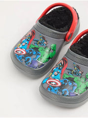 George at ASDA Kids Marvel Avengers Fleece Lined Clogs